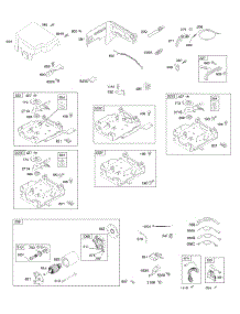 Controls, Electric Starter, Governor Springs, Ignition parts for Briggs & Stratton Engine 121332-0148-B8 from AppliancePartsPros.com