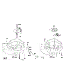 Sump Base Assemblies parts for Briggs & Stratton Engine 121802-0443-99 from AppliancePartsPros.com