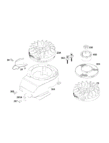 Blower Hsg, Flywheels parts for Briggs & Stratton Engine 121807-0223-01 from AppliancePartsPros.com