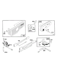 Muffler, Electrical parts for Briggs & Stratton Engine 121807-3422-01 from AppliancePartsPros.com