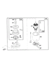 Electric Starter parts for Briggs & Stratton Engine 121882-0445-99 from AppliancePartsPros.com