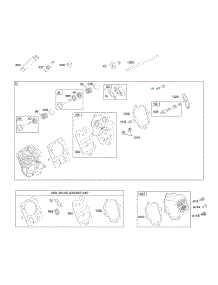 Cylinder Head parts for Briggs & Stratton Engine 121A12-0028-E1 from AppliancePartsPros.com