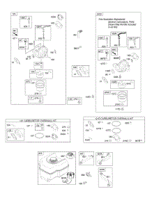 Carburetor, Fuel Supply parts for Briggs & Stratton Engine 121A12-0277-E1 from AppliancePartsPros.com