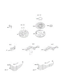 Flywheel / Guards parts for Briggs & Stratton Engine 121S02-0005-F1 from AppliancePartsPros.com