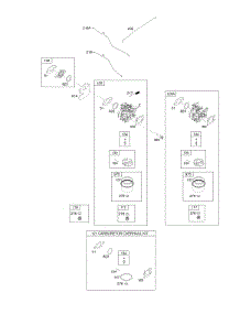 Carburetor, Carburetor Overhaul Kit parts for Briggs & Stratton Engine 121S02-2015-F1 from AppliancePartsPros.com