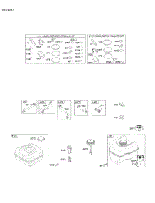 Fuel Supply parts for Briggs & Stratton Engine 122332-5197-H8 from AppliancePartsPros.com