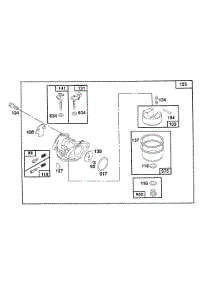 Carburetor Assembly parts for Briggs & Stratton Engine 122702-4006-01 from AppliancePartsPros.com