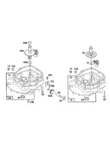 Sump Base Assemblies parts for Briggs & Stratton Engine 122707-0199-01 from AppliancePartsPros.com