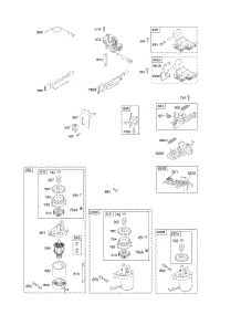 Alternator, Electric Starter, Electrical, Flywheel Brake, Ignition parts for Briggs & Stratton Engine 122H07-0115-B1 from AppliancePartsPros.com