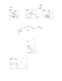 Controls, Governor Spring, Thermostat parts for Briggs & Stratton Engine 122S02-0015-H1 from AppliancePartsPros.com