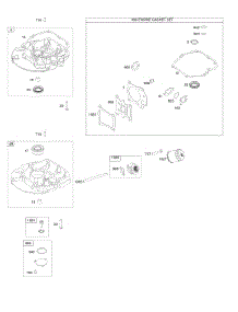 Gasket Set-Engine, Sump parts for Briggs & Stratton Engine 122S07-0004-H1 from AppliancePartsPros.com