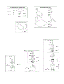 Carburetor, Engine, Valve Kits, Electric Starter parts for Briggs & Stratton Engine 122T02-1614-H1 from AppliancePartsPros.com