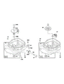 Sump Base Assemblies parts for Briggs & Stratton Engine 123702-0154-01 from AppliancePartsPros.com