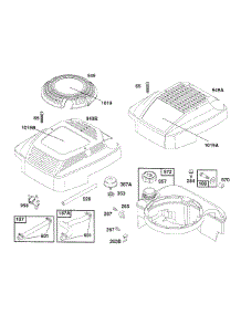 Fuel Tank Assy,Covers, Hoses parts for Briggs & Stratton Engine 123807-3219-01 from AppliancePartsPros.com