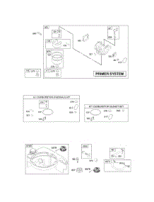 Carburetor, Fuel Supply parts for Briggs & Stratton Engine 123J02-0187-E1 from AppliancePartsPros.com