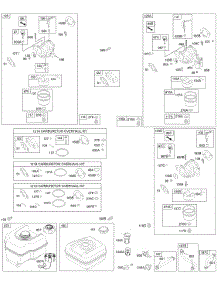 Carburetor, Fuel Supply parts for Briggs & Stratton Engine 124332-0150-E1 from AppliancePartsPros.com