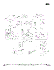 Controls, Governor Springs, Ignition parts for Briggs & Stratton Engine 124432-0120-E1 from AppliancePartsPros.com