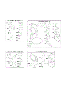 Kits / Gasket Sets parts for Briggs & Stratton Engine 124672-0037-E1 from AppliancePartsPros.com