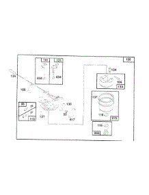 Carburetor Assembly parts for Briggs & Stratton Engine 124702-0109-01 from AppliancePartsPros.com