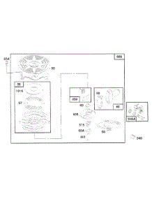 Rewind Assembly parts for Briggs & Stratton Engine 124702-0137-01 from AppliancePartsPros.com