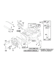 Cylinder,Cyl. Head,Oil Fill parts for Briggs & Stratton Engine 124702-0617-01 from AppliancePartsPros.com