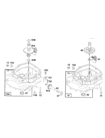 Sump Base Assemblies parts for Briggs & Stratton Engine 124702-3250-01 from AppliancePartsPros.com