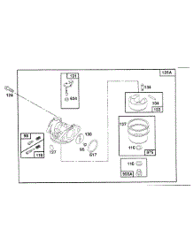 Carburetor Assembly parts for Briggs & Stratton Engine 124702-7026-01 from AppliancePartsPros.com