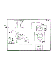 Carburetor Assembly parts for Briggs & Stratton Engine 124802-3221-01 from AppliancePartsPros.com