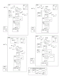 Carburetor parts for Briggs & Stratton Engine 124L02-0650-F3 from AppliancePartsPros.com
