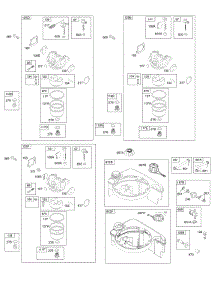 Carburator, Fuel Supply parts for Briggs & Stratton Engine 124T02-0134-E1 from AppliancePartsPros.com