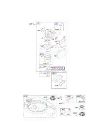 Carburetor, Fuel Supply parts for Briggs & Stratton Engine 125602-0158-B1 from AppliancePartsPros.com