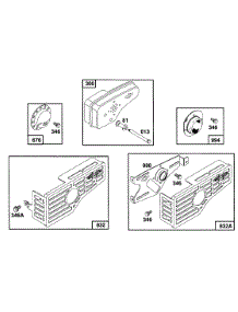 Mufflers,Deflectors parts for Briggs & Stratton Engine 125702-0115-01 from AppliancePartsPros.com