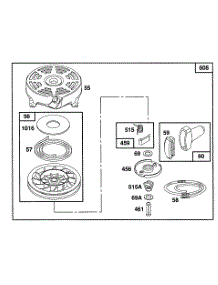 Rewind Assembly parts for Briggs & Stratton Engine 125782-0112-01 from AppliancePartsPros.com