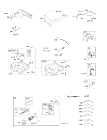 Electric Starter, Governor Springs, Ignition parts for Briggs & Stratton Engine 126352-0138-B8 from AppliancePartsPros.com
