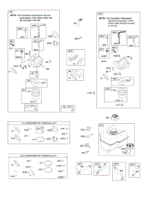 Carburetor, Fuel Supply parts for Briggs & Stratton Engine 126352-0302-B1 from AppliancePartsPros.com
