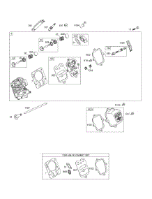 Head, Kits / Gaskets - Valve, Valves parts for Briggs & Stratton Engine 126412-0226-E1 from AppliancePartsPros.com