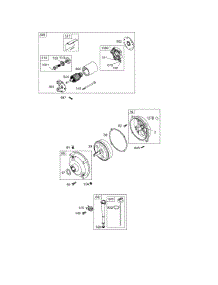 Electric Starter, Gear Reducer, Oil parts for Briggs & Stratton Engine 126412-0230-E1 from AppliancePartsPros.com