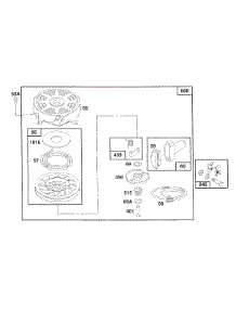 Rewind Assembly parts for Briggs & Stratton Engine 126702-0111-01 from AppliancePartsPros.com
