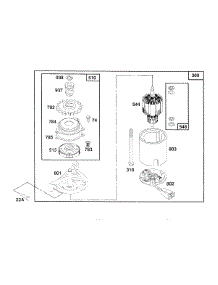 Electric Starter parts for Briggs & Stratton Engine 126702-3189-01 from AppliancePartsPros.com