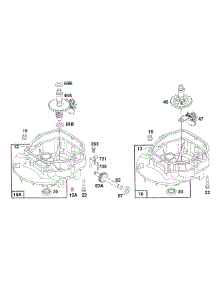 Sump Base Assemblies parts for Briggs & Stratton Engine 126802-0418-01 from AppliancePartsPros.com