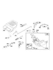 Control Bracket Assy parts for Briggs & Stratton Engine 126802-7416-01 from AppliancePartsPros.com