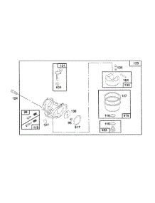 Carburetor Assembly parts for Briggs & Stratton Engine 126882-3429-01 from AppliancePartsPros.com