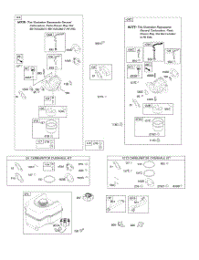 Carburetor, Fuel Supply parts for Briggs & Stratton Engine 127332-0162-E1 from AppliancePartsPros.com