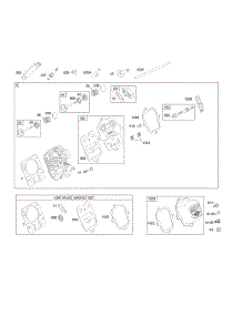 Cylinder Head parts for Briggs & Stratton Engine 127337-0126-B8 from AppliancePartsPros.com