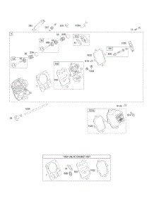 Head, Kits / Gaskets - Valve, Valves parts for Briggs & Stratton Engine 127432-0138-E2 from AppliancePartsPros.com
