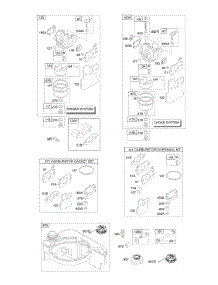 Carburetor, Fuel Supply parts for Briggs & Stratton Engine 127602-0331-B1 from AppliancePartsPros.com