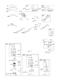 Alternator, Electric Starter, Electrical, Flywheel Brake, Ignition parts for Briggs & Stratton Engine 127702-1700-E1 from AppliancePartsPros.com