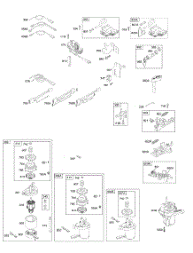 Alternator, Electric Starter, Electrical, Flywheel Brake, Ignition parts for Briggs & Stratton Engine 127802-1929-E1 from AppliancePartsPros.com