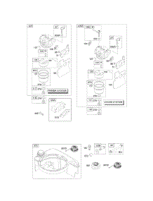 Carburetor, Fuel Supply parts for Briggs & Stratton Engine 128602-0339-E1 from AppliancePartsPros.com