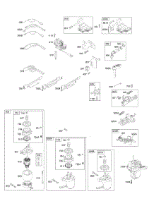 Alternator, Electric Starter, Electrical, Flywheel Brake, Ignition parts for Briggs & Stratton Engine 128802-3110-E1 from AppliancePartsPros.com